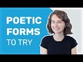 12 Poetic Forms You Should Try