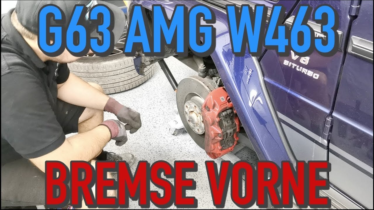 6 Kolben Amg Bremse Wechseln Mercedes G63 W463 Krisgarage Youtube