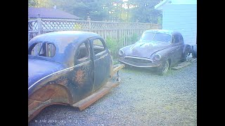 TAKING INVENTORY AND ASSESSING THE 1938 FORD AND 1952 CHEVY TORPEDO BACK