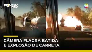 Crash between semi-trucks causes explosion, leaves 4 dead and others injured on highway | #Primei...