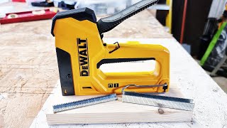 DeWALT Staple Gun And Brad Nailer   How To Use And Review