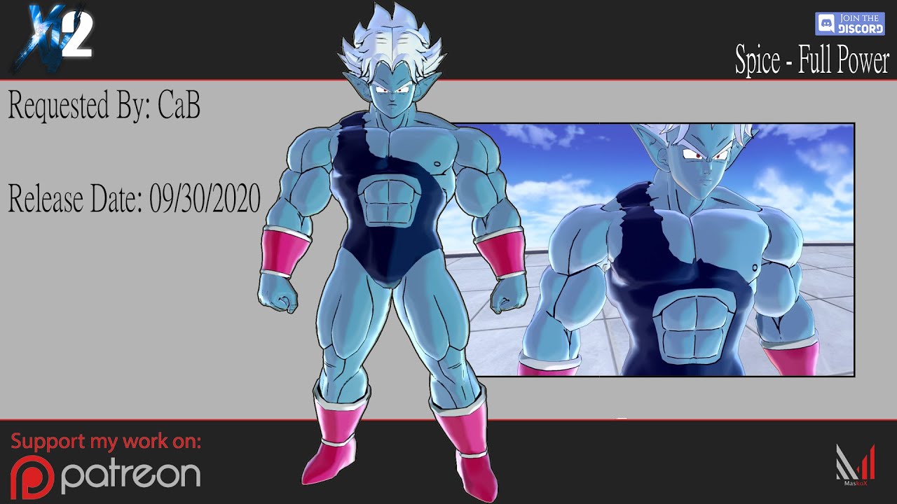 Dragon Ball Xenoverse 2 Spice (Full Power) (Showcase) MOD YouTube