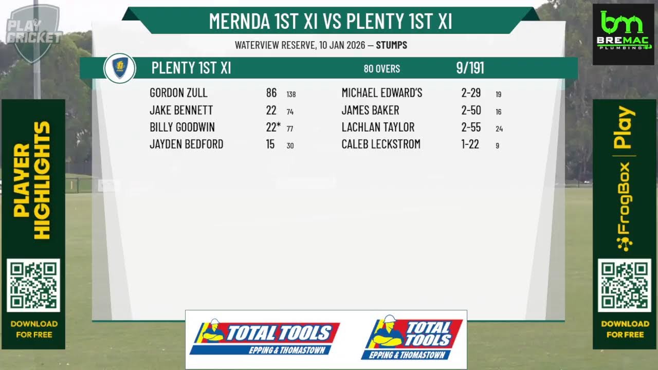 Mernda 1st XI v Plenty 1st XI