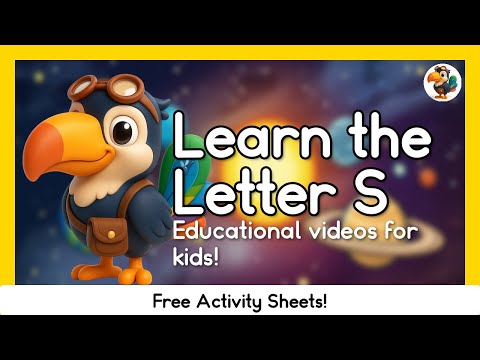 Learn The Letter S: Solar System | Educational Videos For Kids With Tibo the Toucan