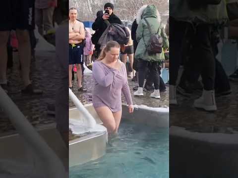 ICE HOLE BATHING #94 / COLD WATER / SWIMMING  WINTER / EPIPHANY BAPTIZM 2023