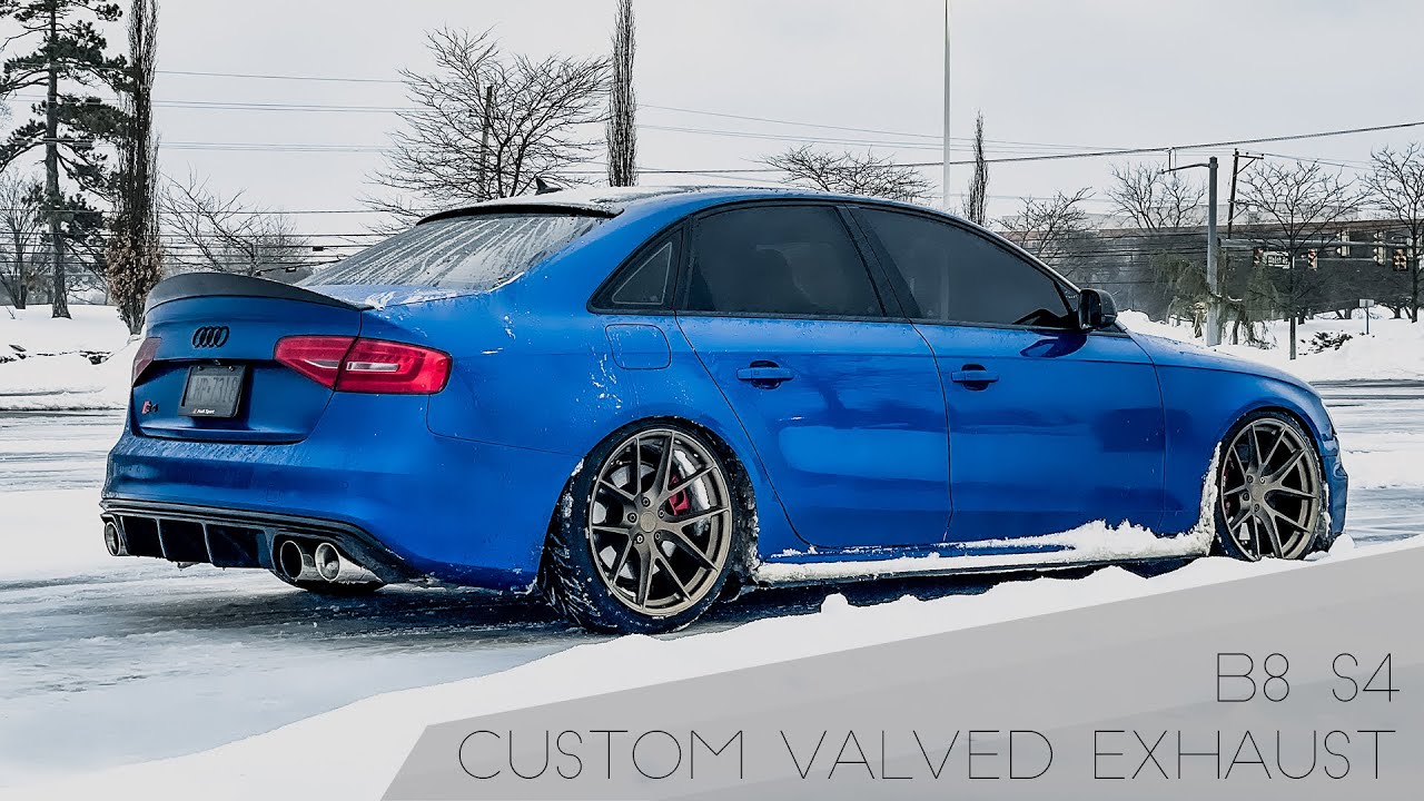 Audi S4 B8 5 Custom Valvetronic Exhaust Youtube