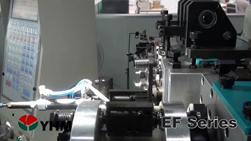 Extension Spring W.D 0.9mm｜CNC Extension Spring Machine English hook EF-210A｜YHM