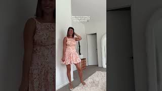 Wears Heavenly Drift Floral Mini Dress Pink