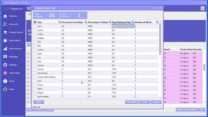 Unlock Etsy Shop Secrets: Analyze Profitable Products with Craft Inspector