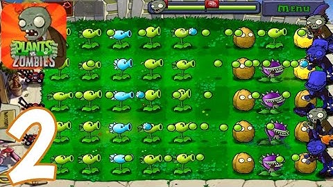 Plants vs. Zombies - Gameplay Walkthrough Part 2 - Day: Level 6-10 (iOS, Android)
