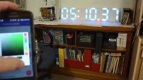 12inch(30cm) DIY 7-Segment Display - Update