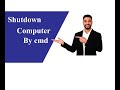 how to shutdown computer by cmd
