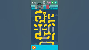How to solve Smart puzzle pipe extra level 3-43