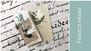 Botanical Junk Journal For Traveler's Notebook
