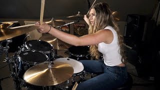 KANSAS "Portrait" (He Knew) Drum Cover~Brooke C~ chords