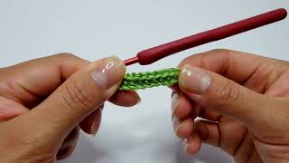 Curso básico de crochet - Clase 2: Punto bajo o medio punto.