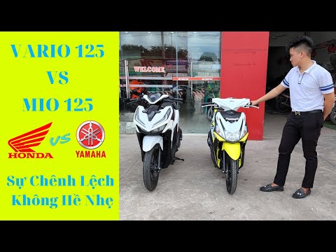 Video Vario 125 VS Mio 125 | Bị lãng quên | Báo Giá Tháng 8 - youtube