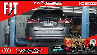 Toyota Yaris กับช่วงล่าง Profender Fitz บอกเลยว่าโคตรดี By Kc Racing