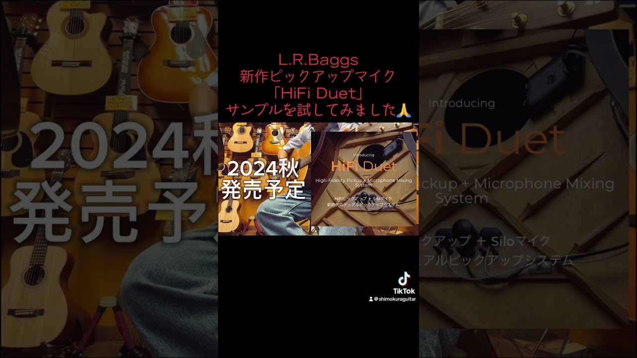 L.R.Baggs 新モデル 「HiFi Duet」試してみました！ #shorts