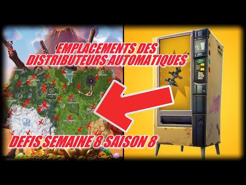 fortnite defis utiliser un distributeur automatique dans plusieurs parties - distributeur automatique fortnite emplacement