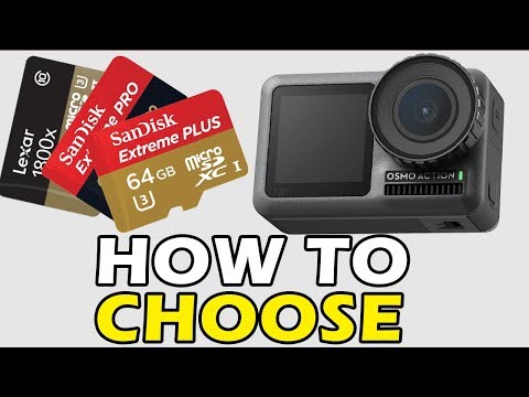 How to Сhoose Micro SD Сard For DJI Osmo Action 