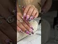 pink floral luxury nails   #nails #simplenails #nailart #pinknaildesigns #nailtech #shiningnails