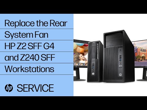 Replace the Rear System Fan | HP Z2 SFF G4 and Z240 SFF Workstations | HP
