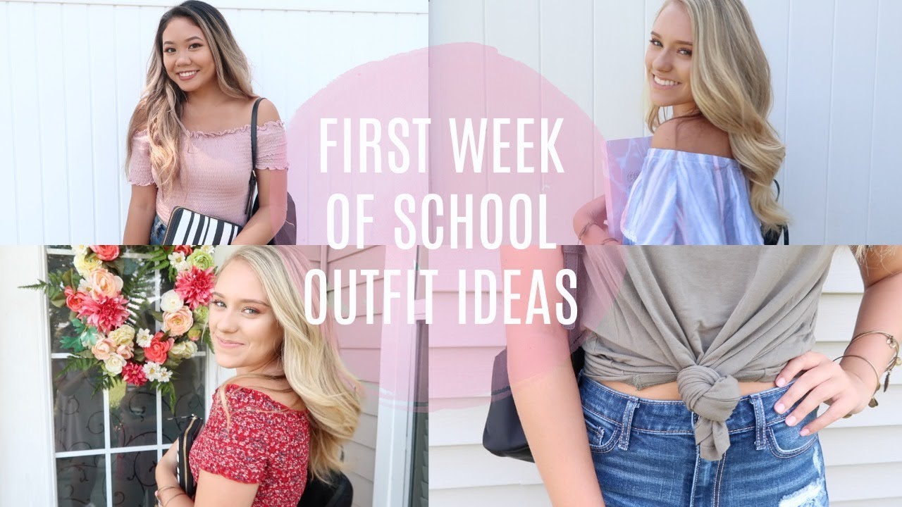 BACK TO SCHOOL OUTFITS 2017 | FIRST WEEK OF SCHOOL