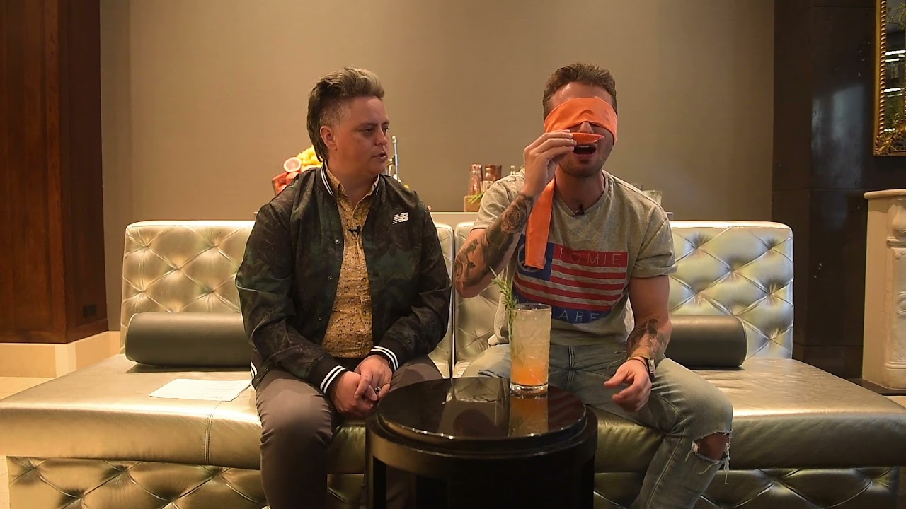 Geraldine Hickey and Tommy Little with Comedy Cocktails at The Westin Melbourne