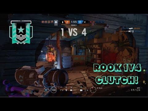 1v4 Rook Clutch! - Console Ranked Highlights - Rainbow 6 Siege