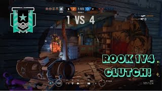 1v4 Rook Clutch! - Console Ranked Highlights - Rainbow 6 Siege