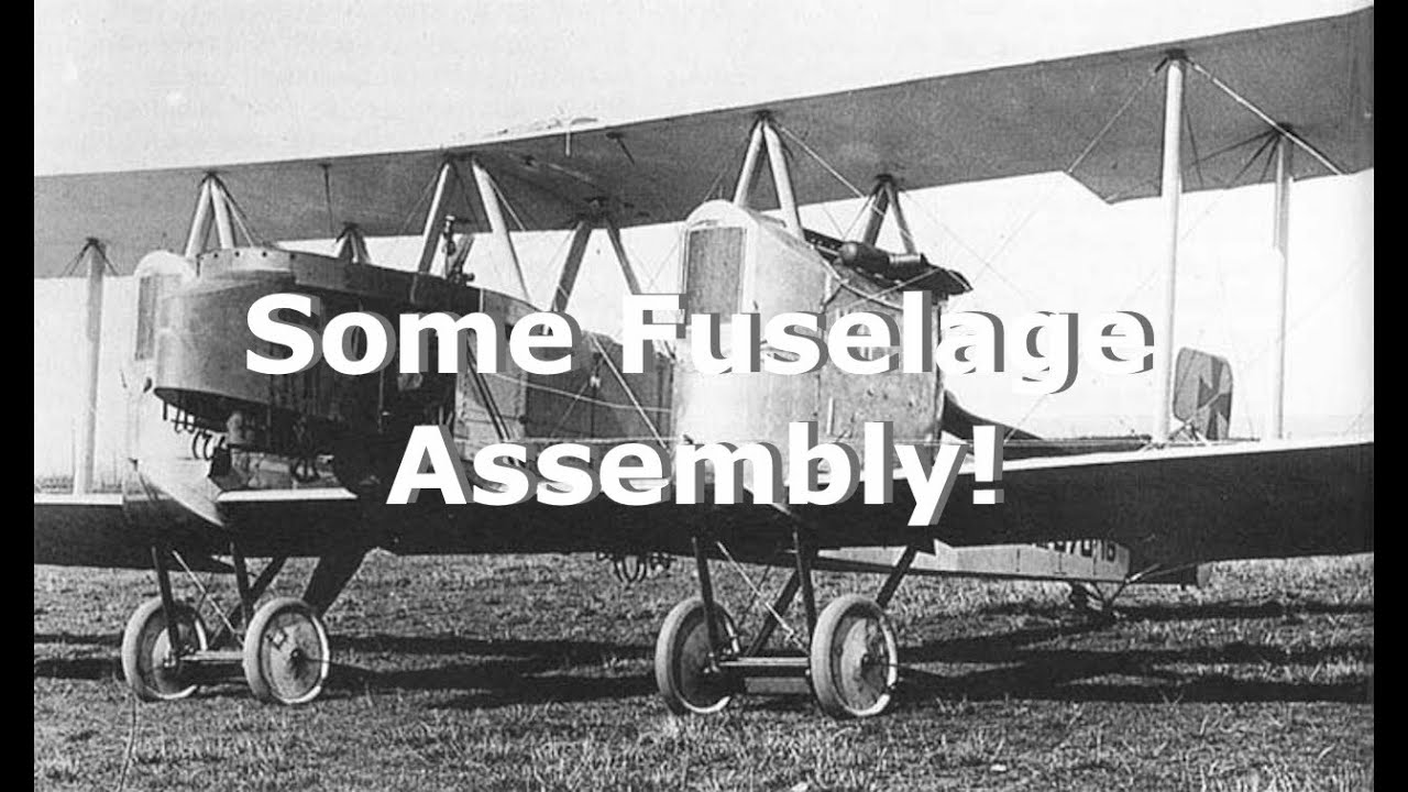 Gotha Paper Model Part 3:  Starting The Fuselage