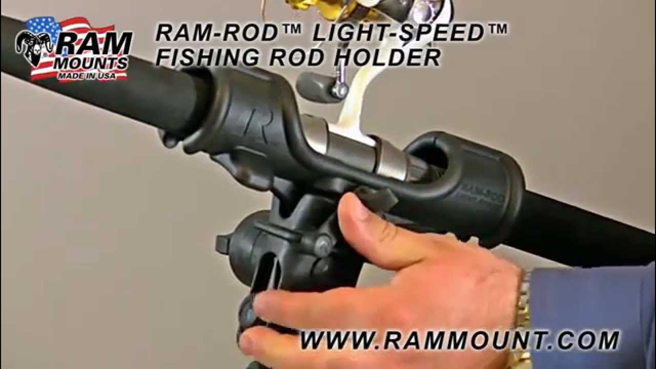 RAM ROD™ Light Speed™ Fishing Rod Holder with Spline Post - iboats.com 