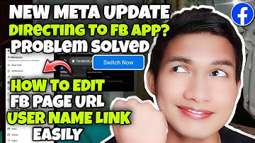 PAANO PALITAN ANG FB PAGE URL USER NAME LINK AT NAME SA IYONG ACCOUNT? | EDIT FB PAGE URL USER NAME