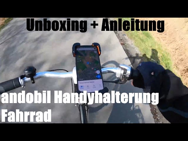 andobil Handyhalterung Fahrrad [2023 Voller Schutz] Motorrad