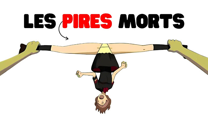 Les PIRES MORTS dans l'histoire de l'anime Expliquées en 13 minutes