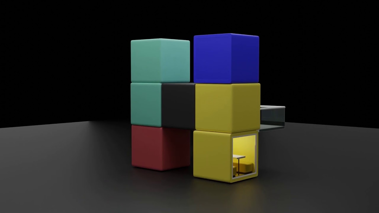 Working Cubes Co-working cubes - YouTube