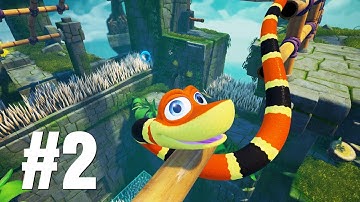 Snake Pass Gameplay Walkthrough Part 2 - No Commentary (PC)