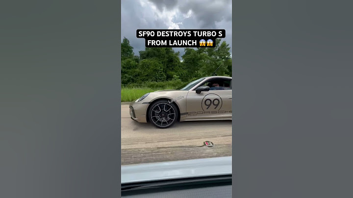 Ferrari SF90 vs Porsche Turbo S