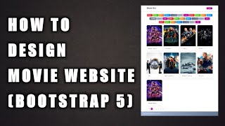 How to Make Movie website with HTML, CSS, Soft Ui Bootstrap 5 screenshot 5