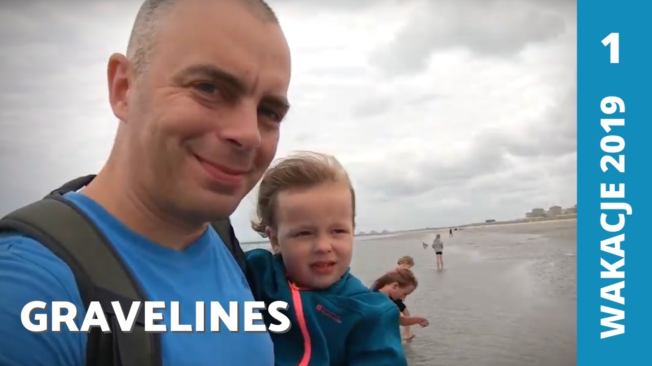Gravelines, Francja - Camping des Dunes, plaża