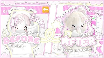 TRANSFORMING my ADOPT ME PROFILE + MAKING AVATARS₊˚⊹