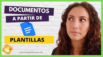 Cómo usar PLANTILLAS en GOOGLE DOCS | 2022 💚