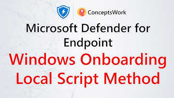 Onboard Windows Devices | Microsoft Defender for Endpoints | MDATP | Local Script