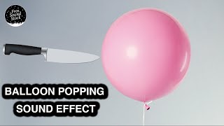 Balloon Popping Sound Effect