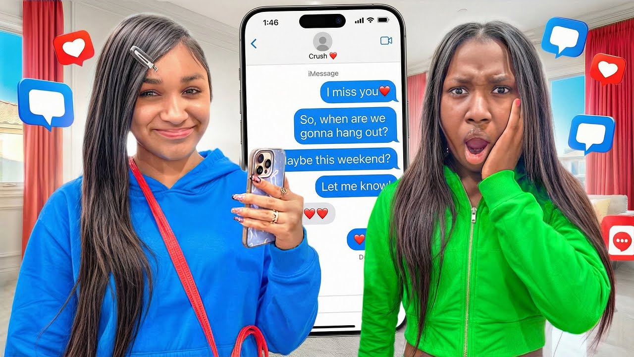 Лондон взял мой телефон и написал моей симпатии 😭