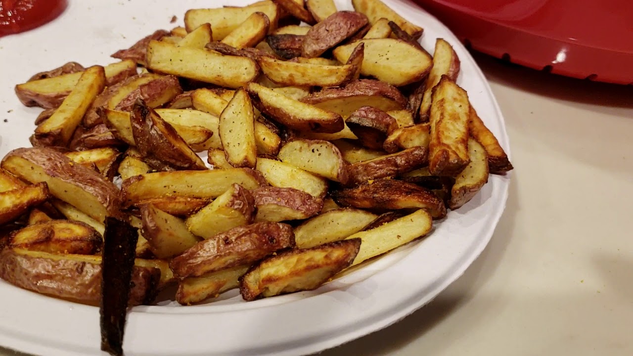 1st time using an air fryer..Klarstein... made brussel sprouts and