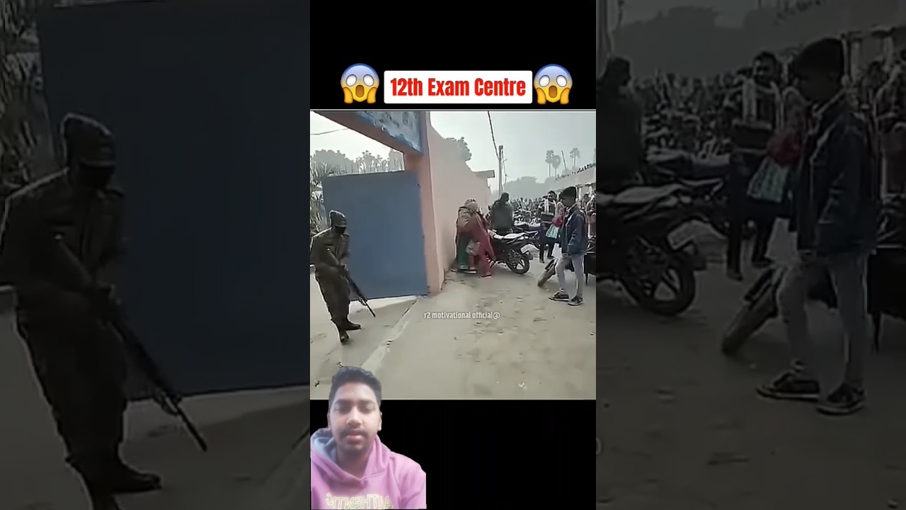 12th Exam centre student late 🤯 