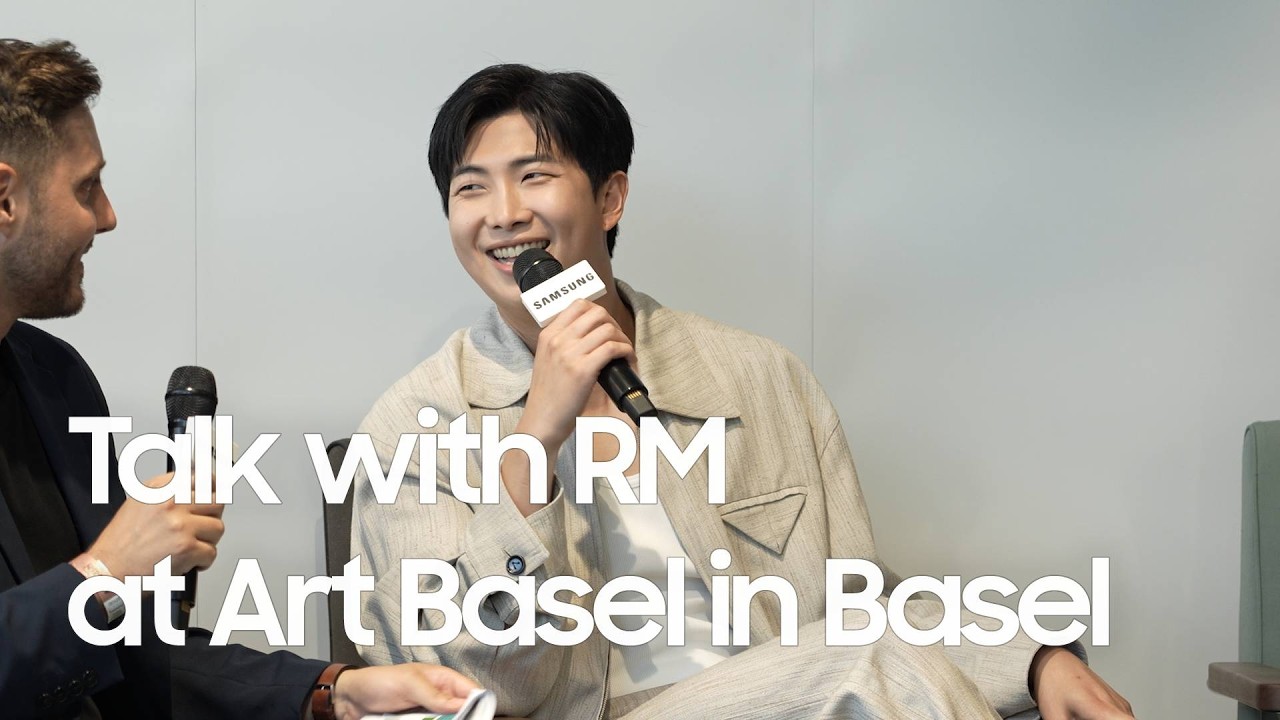 Talk with RM about Samsung Art Store, Art TV