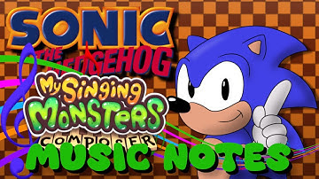 Sonic Green Hill Zone "Music Notes" - MSM Composer
